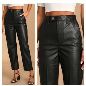 levi's 720 high rise skinny vegan leather pant